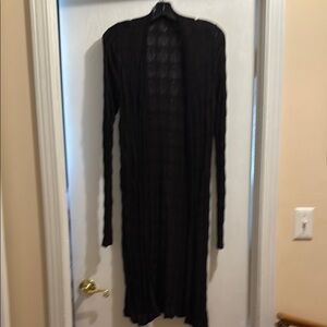 White House Black Market Black Long Sleeve Dress